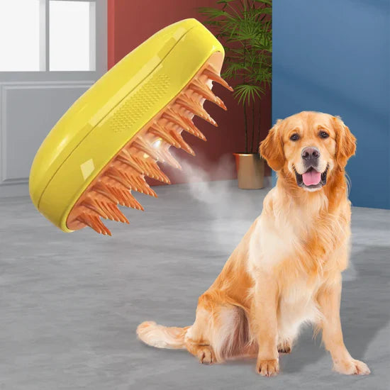 Steamy™ Pet Massage Brush – 50% OFF