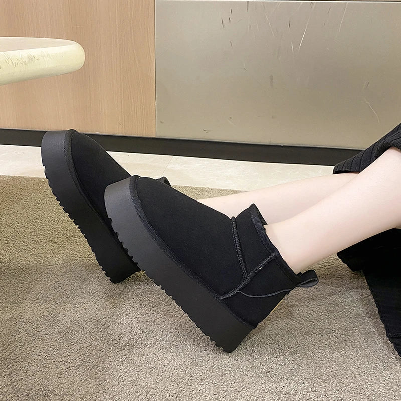 Warm Women's Winter Boots with Easy Slip-On Design