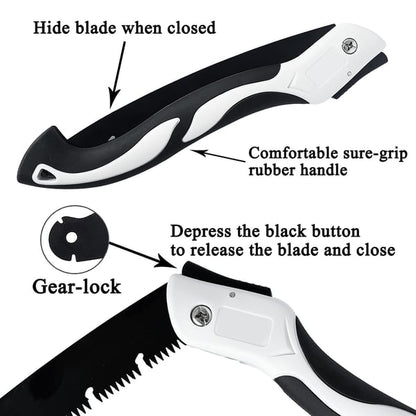 SwiftCut™ – Folding Saw for Outdoor Adventures & DIY Projects for Fast & Precise Cutting [50% Off]