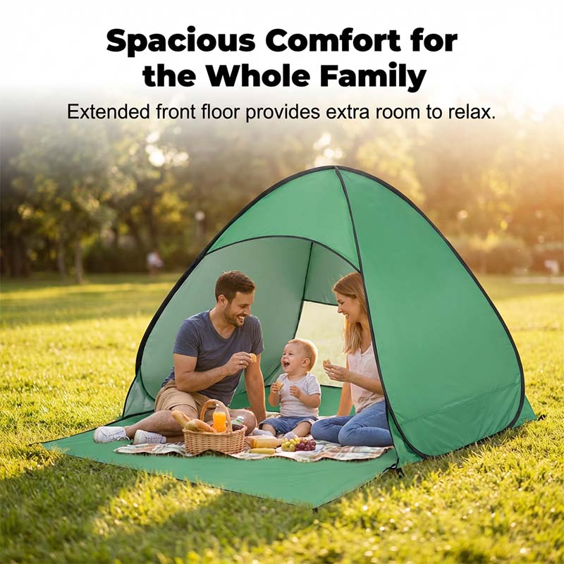 Pop-Up Beach Tent with UV Protection – Instant Shade Shelter
