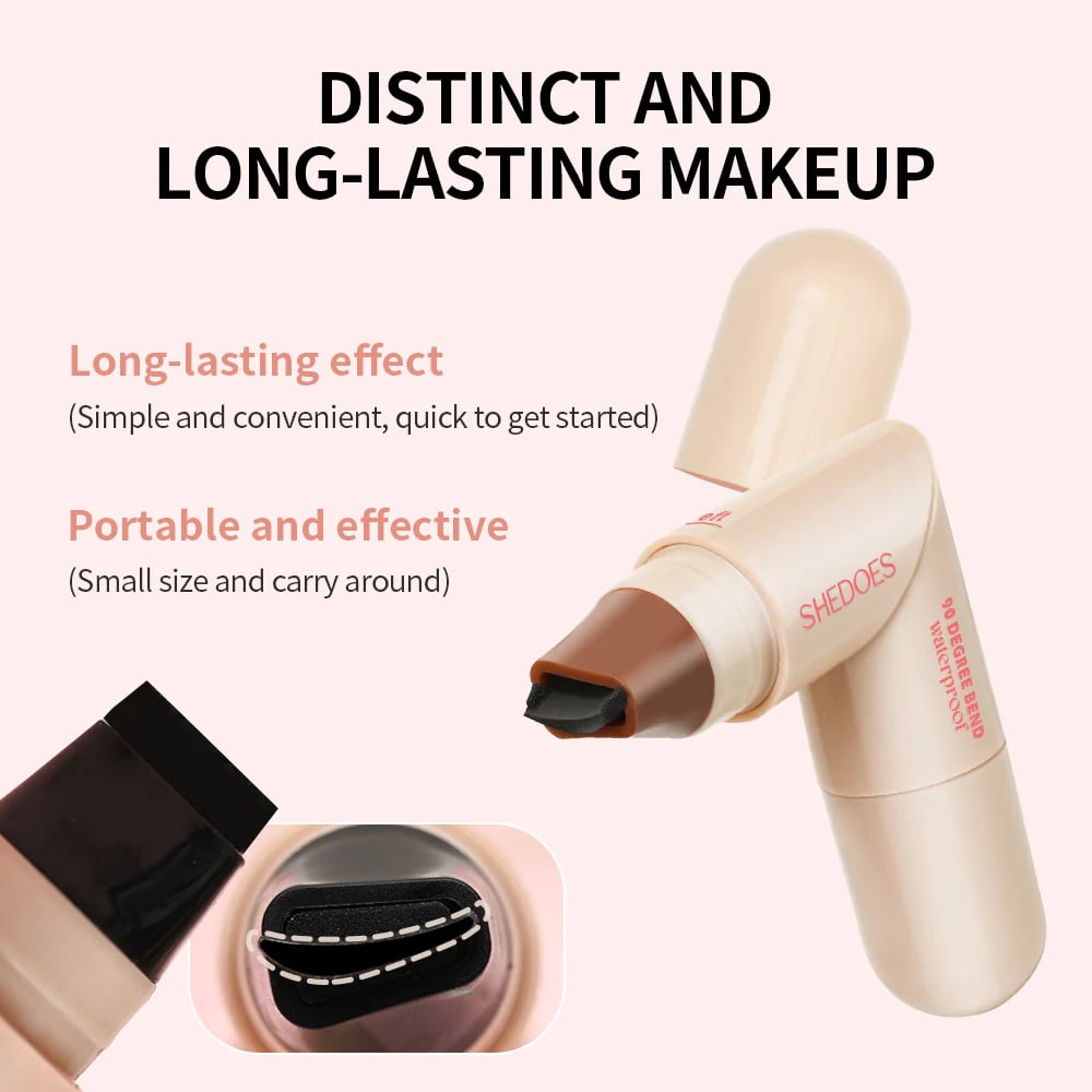 Double-Sided Winged Eyeliner Stamp with Precision Tip