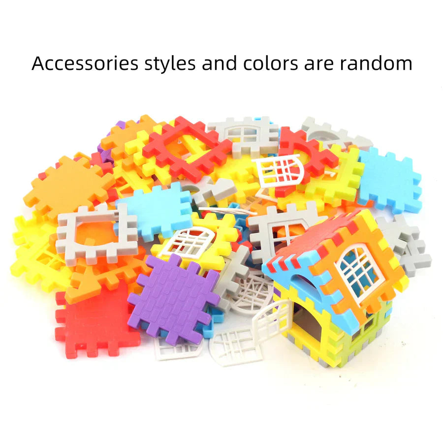 Montessori Creative Building Blocks Set for Kids – 48 Pieces BPA-Free