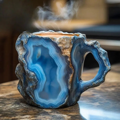 AuraStone – Handcrafted Mineral Stone Coffee Mugs Made from Real Crystal [50% Off]