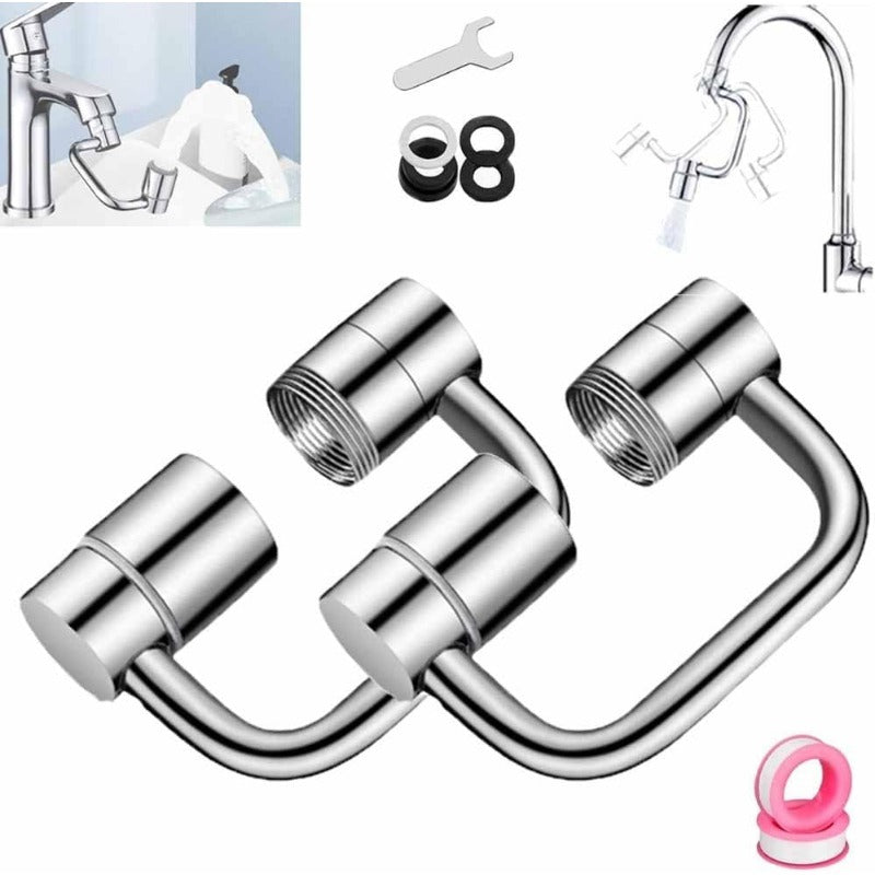 AquaRotate™ – 1440° Rotatable Faucet Attachment for Flexible and Comfortable Washing [50% Off]