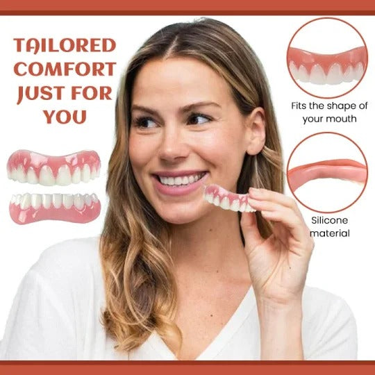 WhiteSnap™ – Enjoy Every Bite with Pain-Free, Perfectly Fitting Dentures [Buy 1 Get 1 Free]