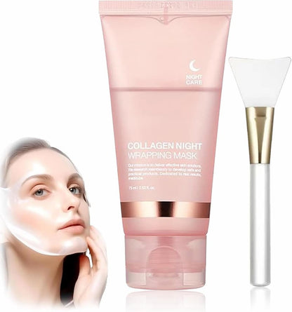 CollaBloom™ – Night Collagen Mask for Rejuvenated, Radiant & Supple Skin [50% Off]