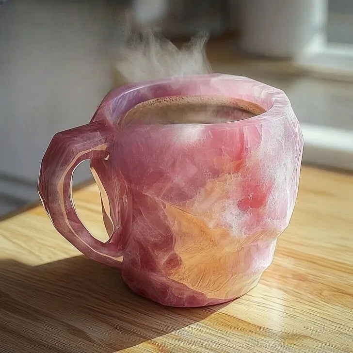 AuraStone – Handcrafted Mineral Stone Coffee Mugs Made from Real Crystal [50% Off]