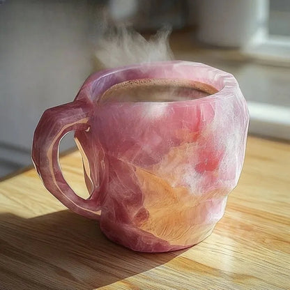 AuraStone – Handcrafted Mineral Stone Coffee Mugs Made from Real Crystal [50% Off]