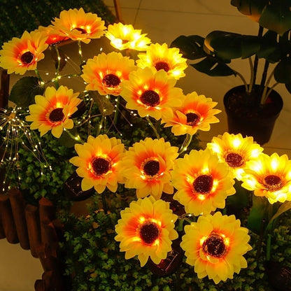 GardenRadiance – Solar Sunflower Lights that Transform Your Garden into Magical Light [50% Discount]