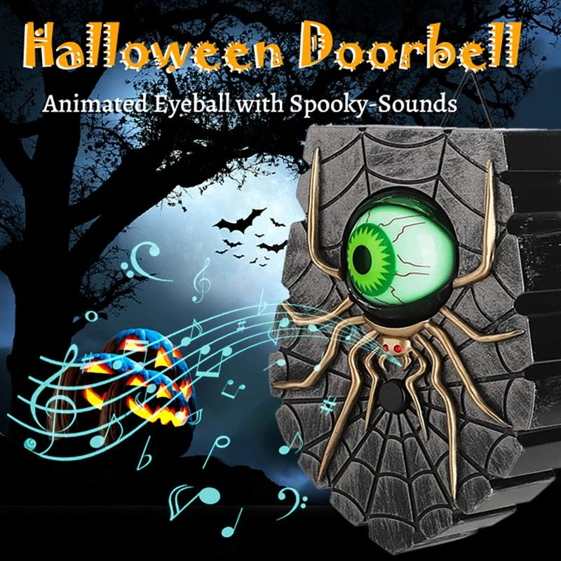 SpiderBell™ – Halloween Doorbell with Creepy Sound Effect [50% Off]