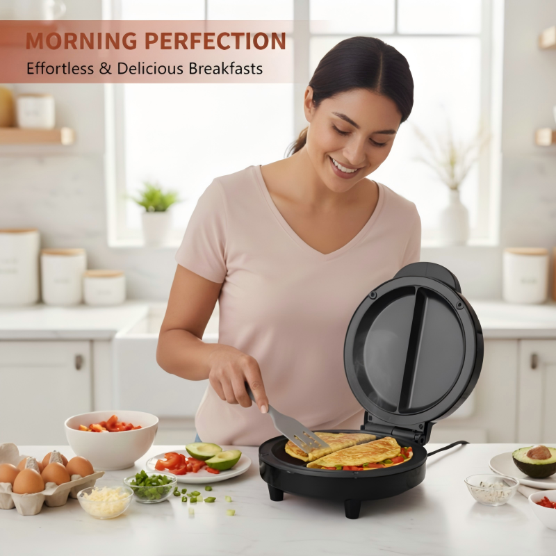 DualCook™ – Double-sided breakfast maker for effortless, quick & stress-free mornings [50% Discount]