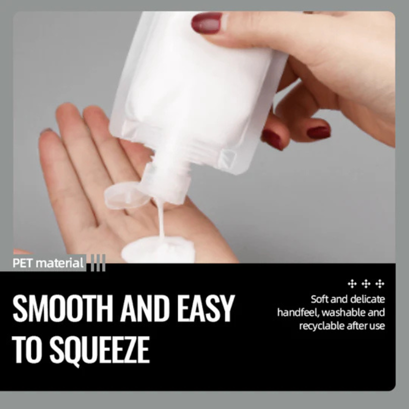 Leak-Proof Travel Bottle Set 40 Pieces with Refill Funnel