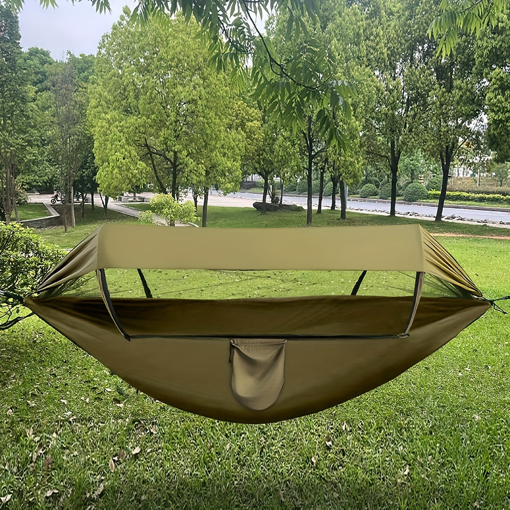 Outdoor Hammock with Mosquito Net and Sun Canopy – 260x140 cm