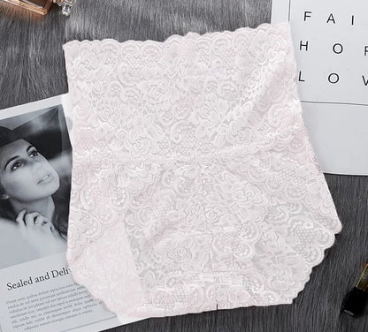 LaceLux™ High-Waisted Lace Panties with Gentle Shaping [1 + 1 Free]