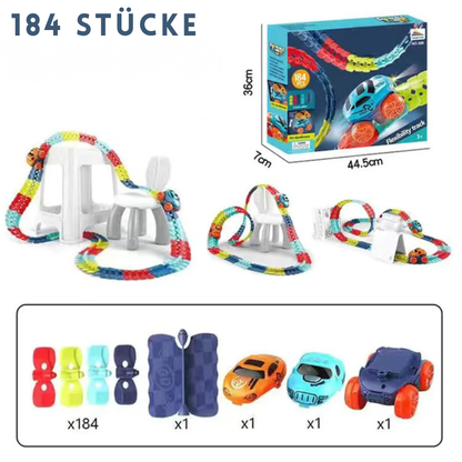Flexigo™ – Flexible Race Track for Creative Flexible Play Fun Child Development [50% Discount]