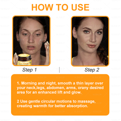 AgeGlow™ – Firming Anti-Aging Cream with Bee Venom Peptides [1 + 1 Free]