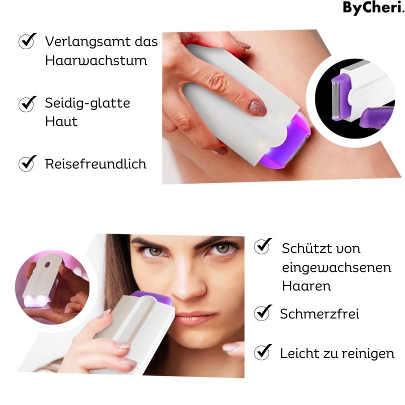 Painless Hair Removal Device with Infrared Light & Micro-Oscillation