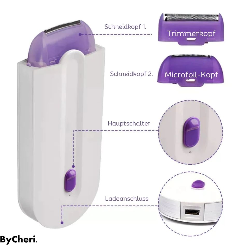 Painless Hair Removal Device with Infrared Light & Micro-Oscillation