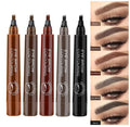 4-Tip Eyebrow Pencil for Natural Hair-Like Strokes – Waterproof