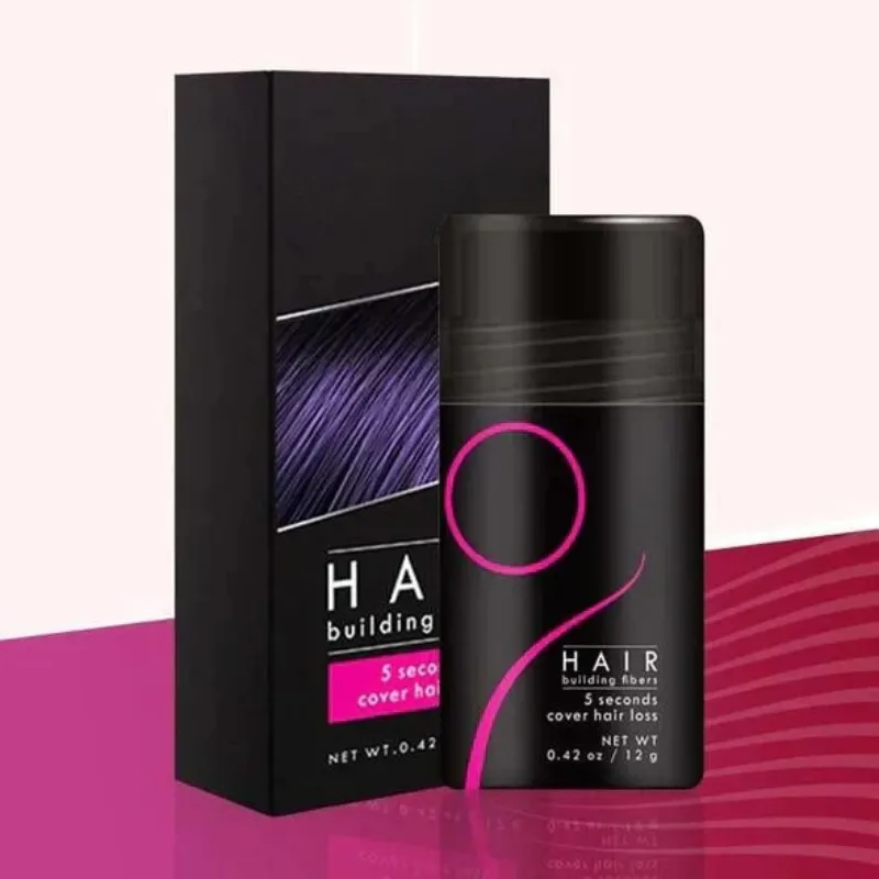 Hair Thickening Fibers Powder – Keratin Microfibers for Thinning Hair