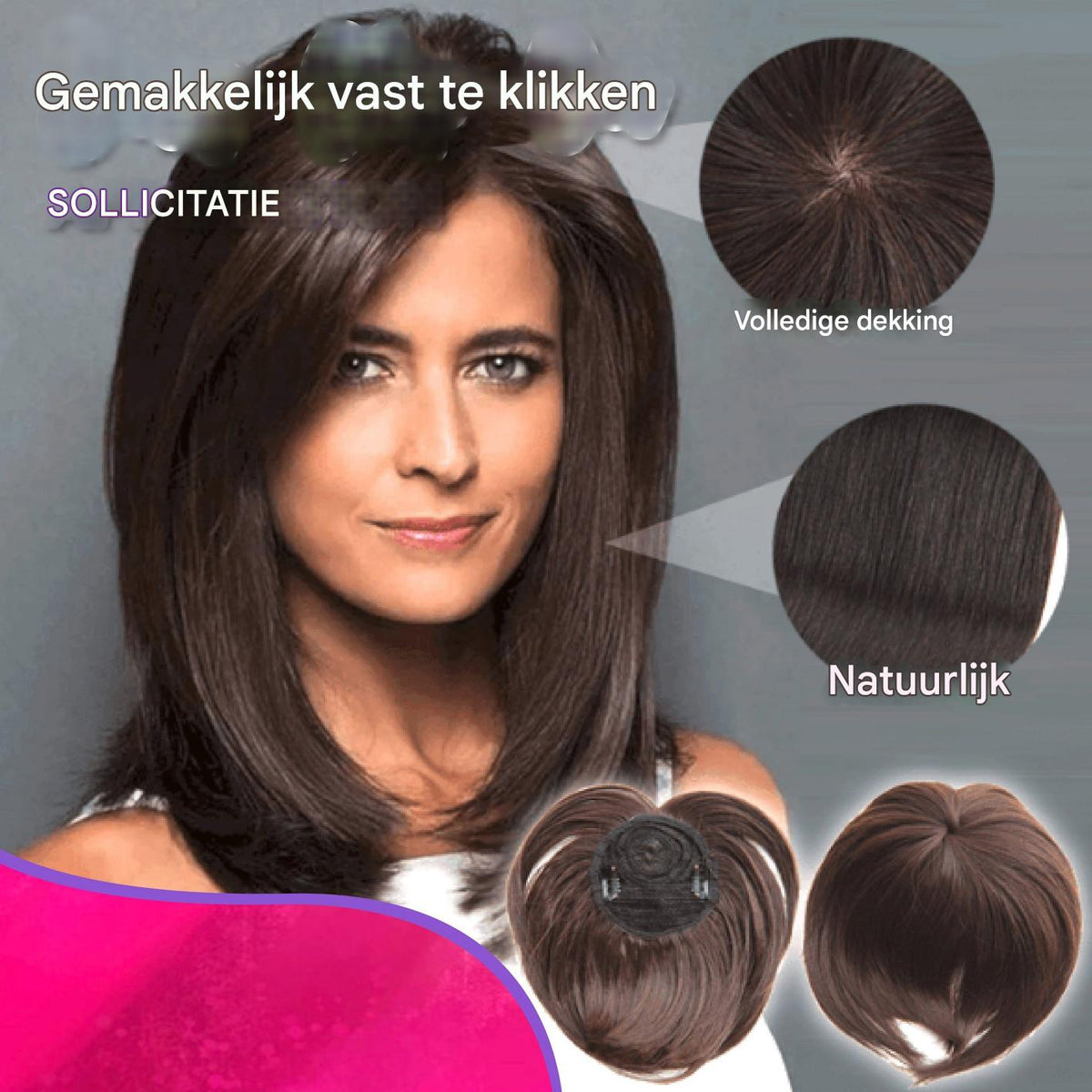 Natural Hair Clip Extensions for Volume and Fuller Hair