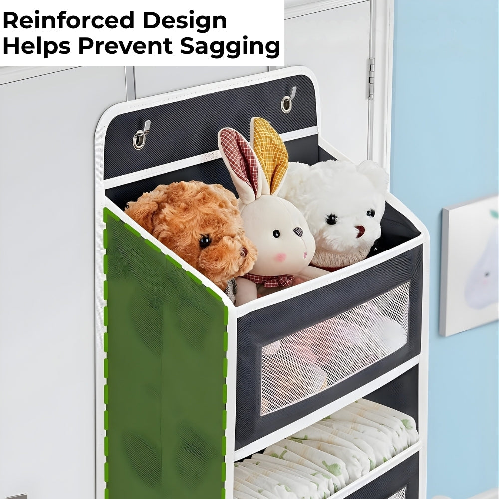 Over the Door Hanging Organizer – No Drill Storage with Multiple Pockets
