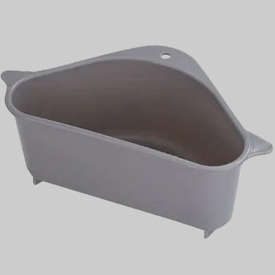Triangular sink organizer for kitchen sink – space-saving