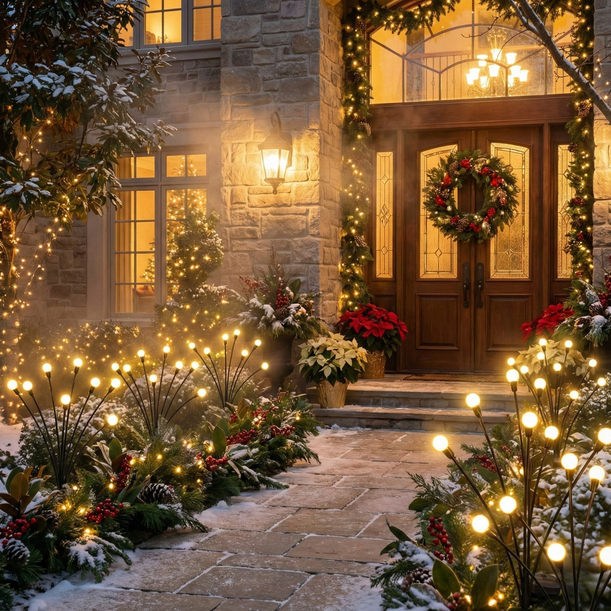 Solar Firefly Garden Lights – Wireless LED Pathway & Patio Lighting
