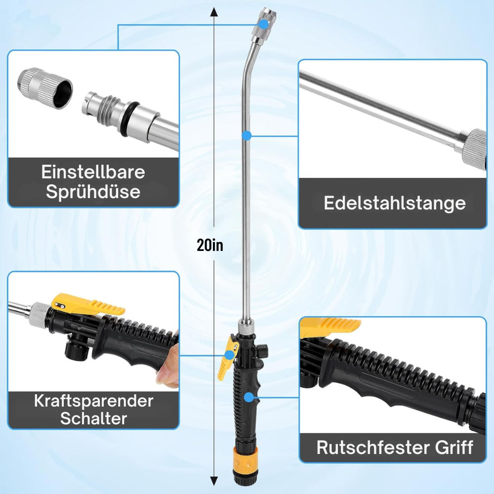 HydroGun™ – 2-in-1 high-pressure water gun for powerful, precise & efficient cleaning [50% Discount]