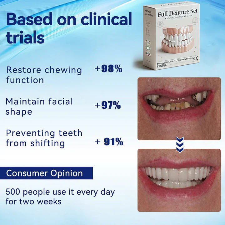 ZahnProtese™  – Natural Smile, Comfortable Fit & Reusable [50% Off]