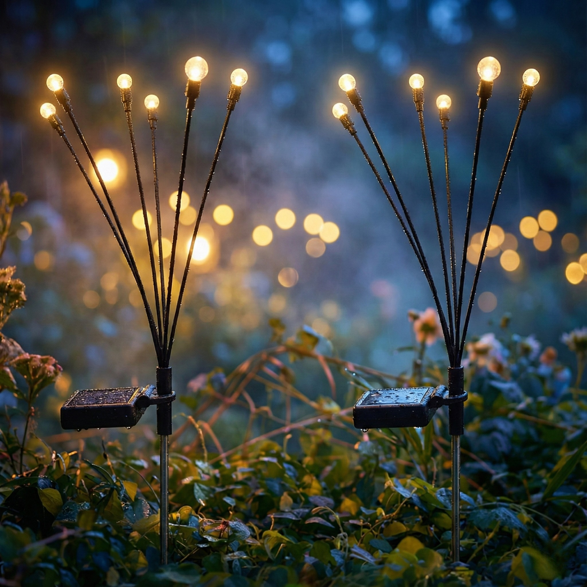 Solar Firefly Garden Lights – Wireless LED Pathway & Patio Lighting