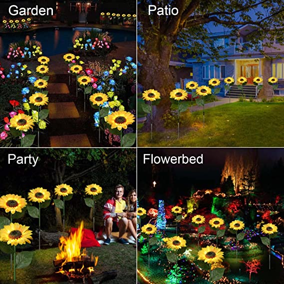GardenRadiance – Solar Sunflower Lights that Transform Your Garden into Magical Light [50% Discount]