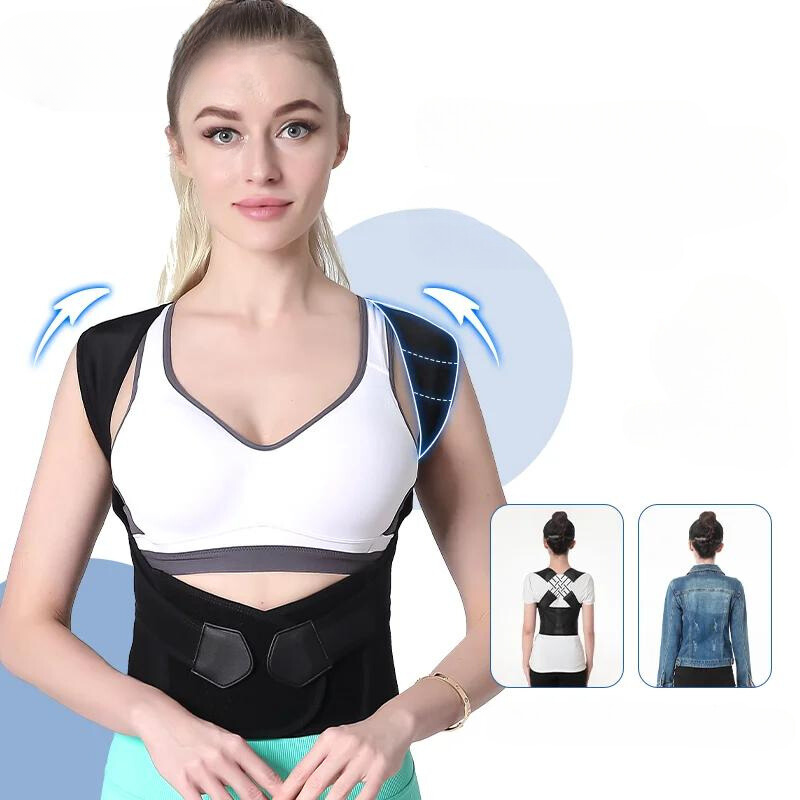 Ergonomic Back and Neck Posture Trainer – Lightweight & Invisible Under Clothing