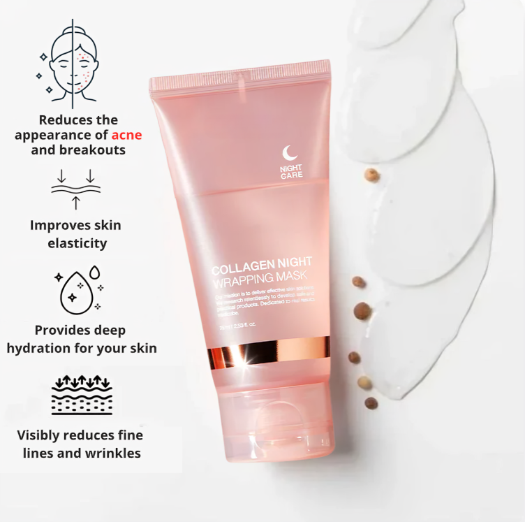 CollaGlow™ – Skin feels fresh, smooth, and cared for in the morning without residue care [1 + 1 Free]