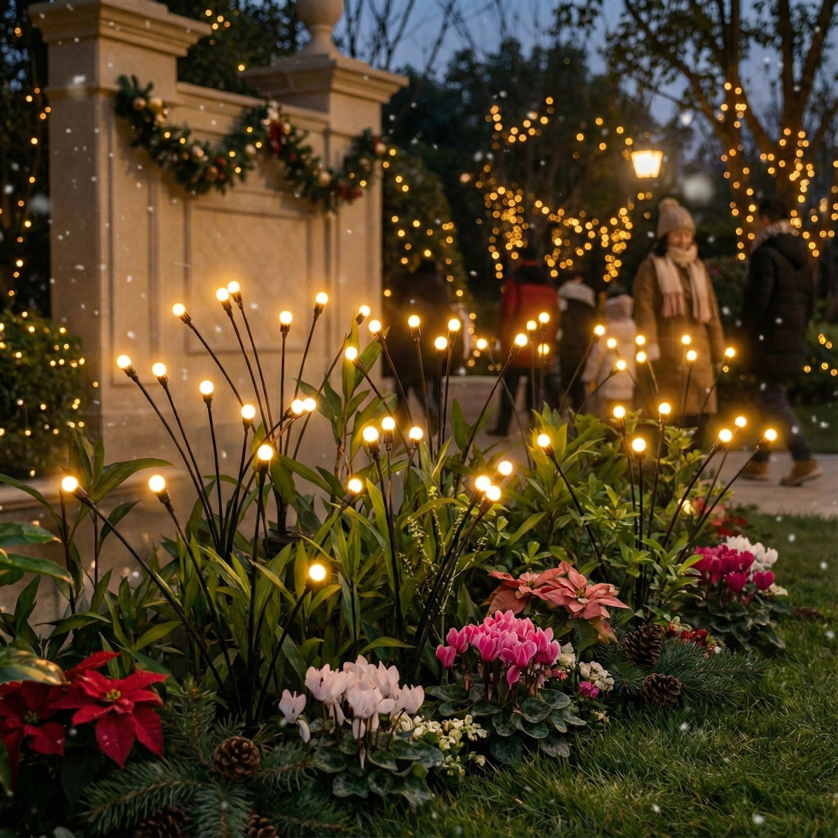 Solar Firefly Garden Lights – Wireless LED Pathway & Patio Lighting