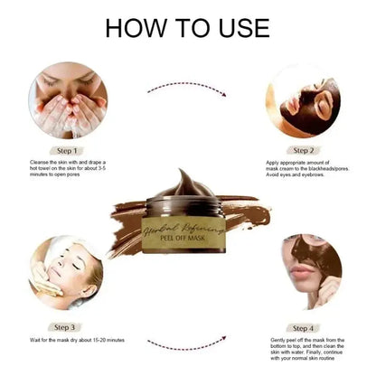 HerbalMask™ – Refining Peel-Off Facial Mask: Gentle, Effective, and Soothing [Buy 1 Get 1 Free]