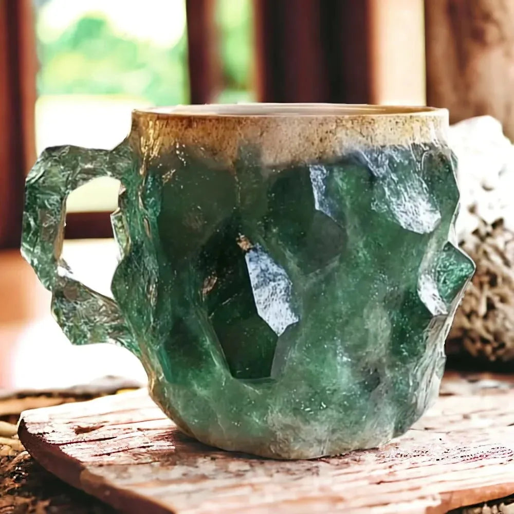 AuraStone – Handcrafted Mineral Stone Coffee Mugs Made from Real Crystal [50% Off]