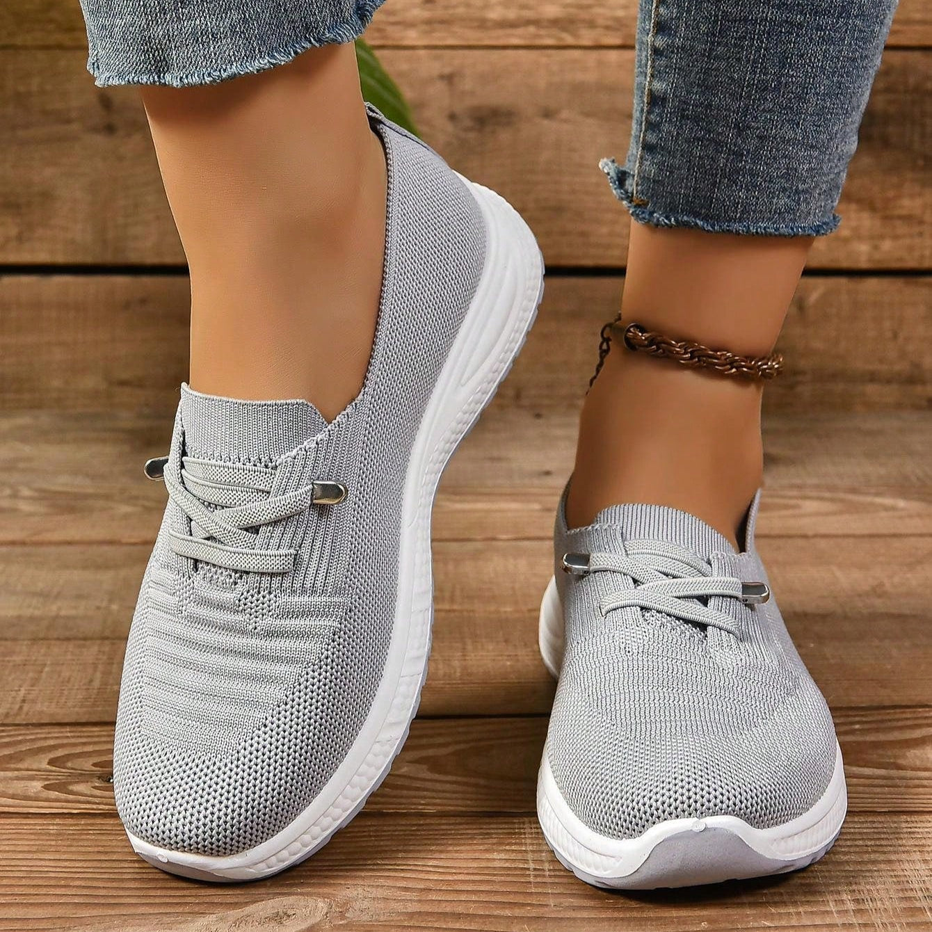 Women’s Lightweight Walking Sneakers with Cushioned Sole