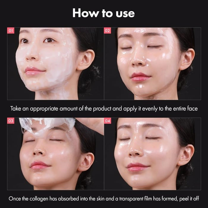 Collagen Peel-Off Face Mask for Hydrated, Firm & Radiant Skin