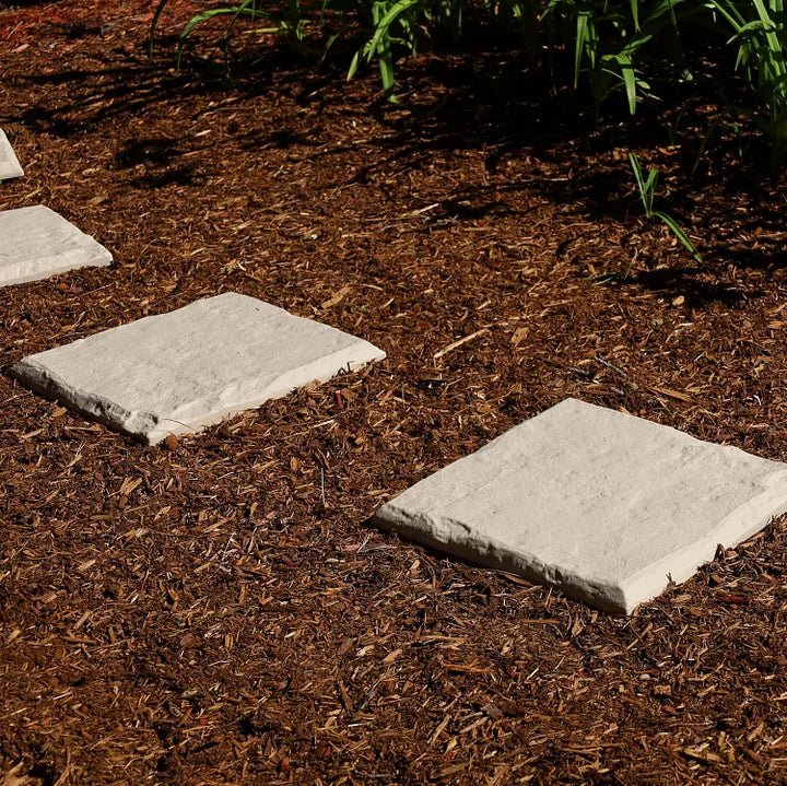 Non-Slip Outdoor Pathway Tiles with Ground Spikes for Secure Grip