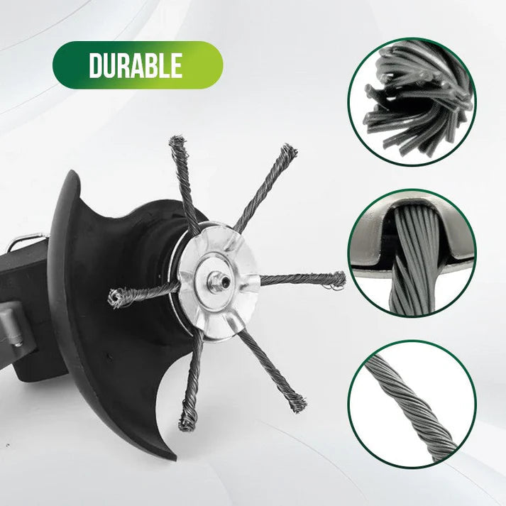 Heavy-Duty Brush Cutter Cutting Head for Weed Removal