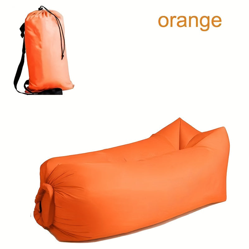 Inflatable Outdoor Lounger with Air-Catch System – No Pump Needed