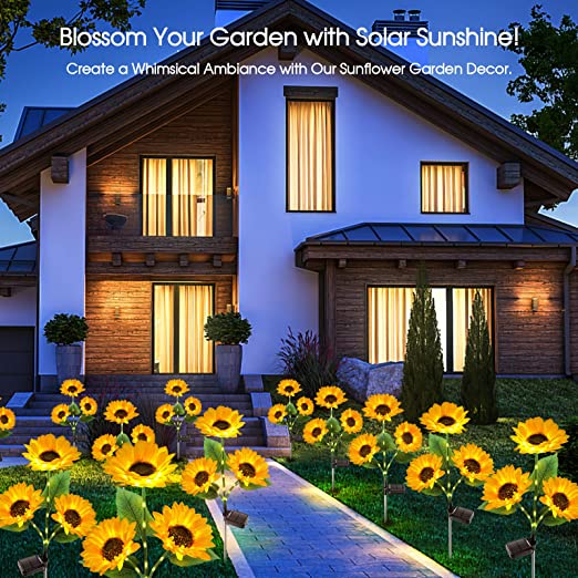 GardenRadiance – Solar Sunflower Lights that Transform Your Garden into Magical Light [50% Discount]