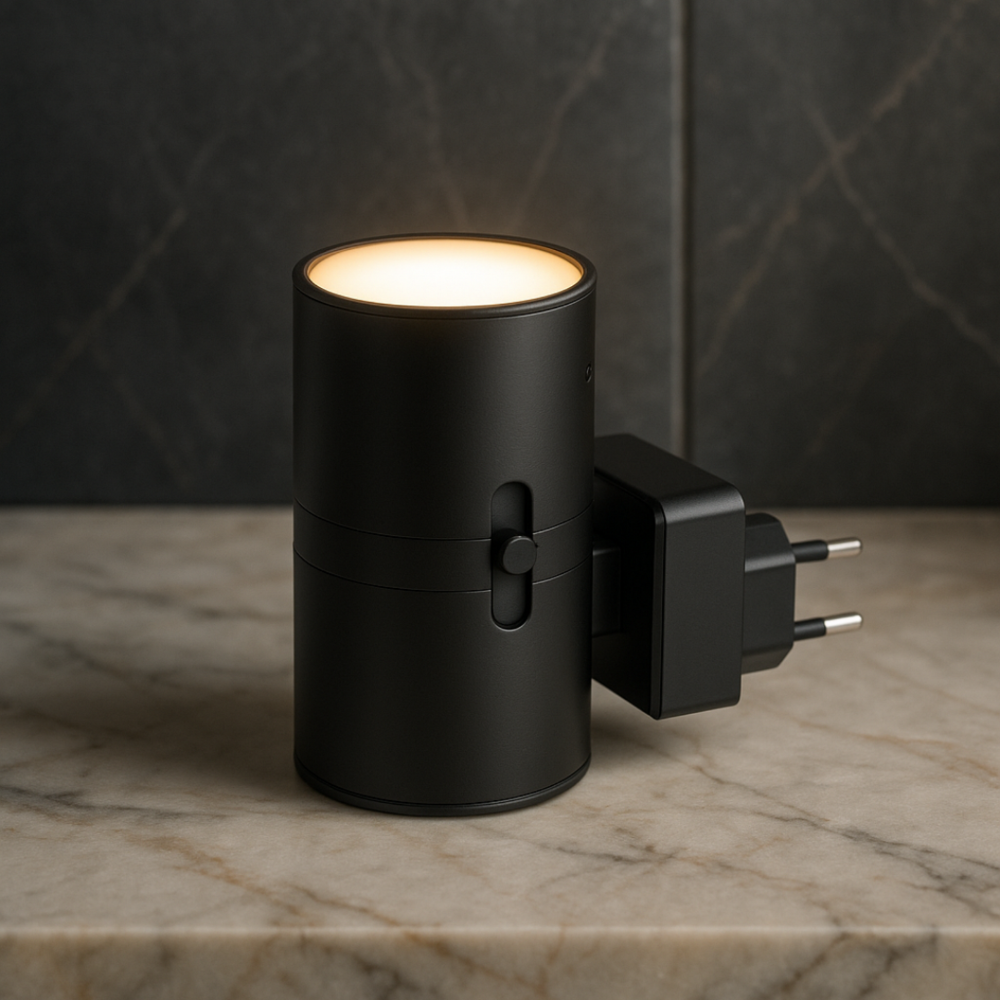 Dimmable LED Plug-In Night Light with Warm White Glow
