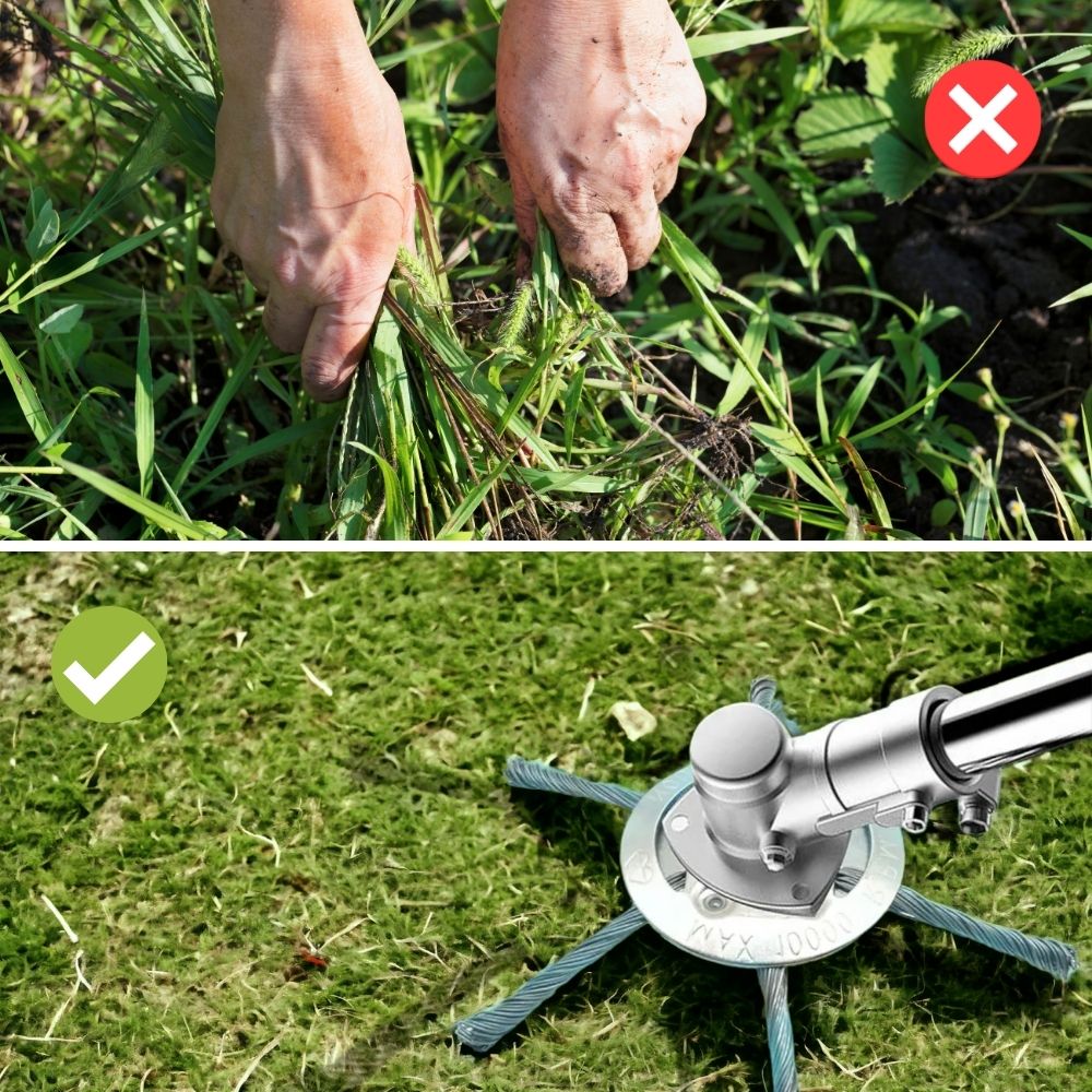 Heavy-Duty Brush Cutter Cutting Head for Weed Removal