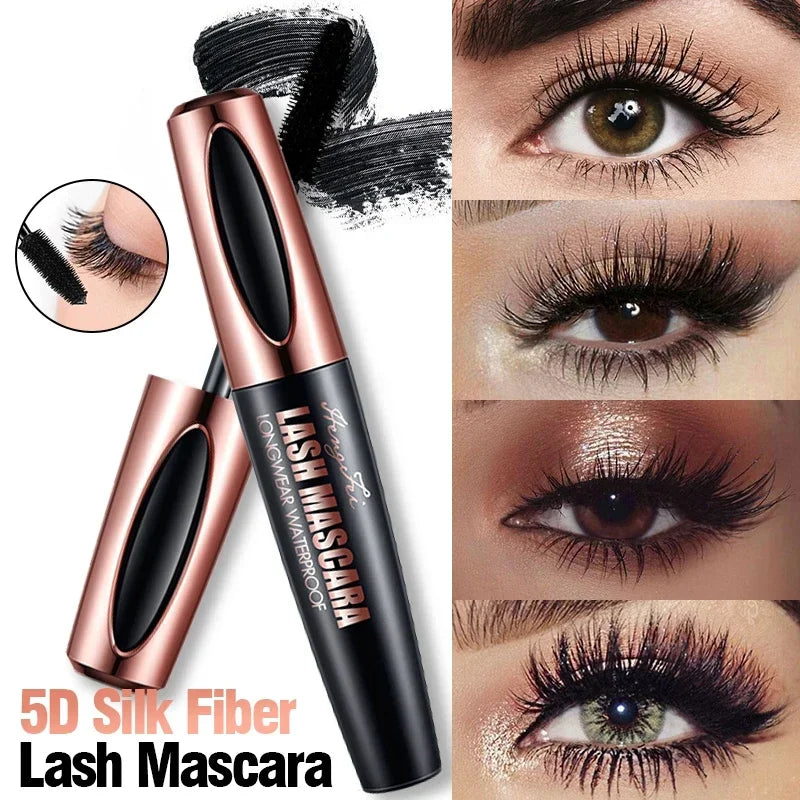 Hypoallergenic 5D Mascara with Silk Fibers for Sensitive Eyes