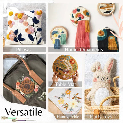 NeedleNest™ – Craft Punch Needle Set for Creative, Easy & Relaxed Handcrafting [50% Off]