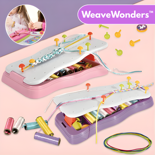 WeaveWonders – DIY Bracelet Weaving Set for Creative Custom Jewelry Designs [50% Off]