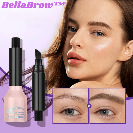 BellaBrow™ – Angled brush & liquid gel eyebrow pencil for perfect eyebrows [50% discount]
