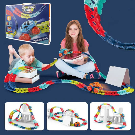 CarMagic™ Magnetic Car Racing Track Set – 50% OFF